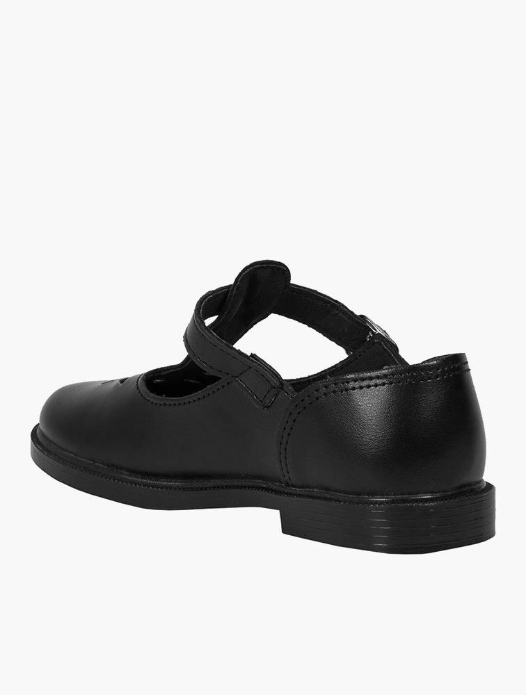 Shop Woolworths Black TBar Younger Girl School Shoes for Kids from